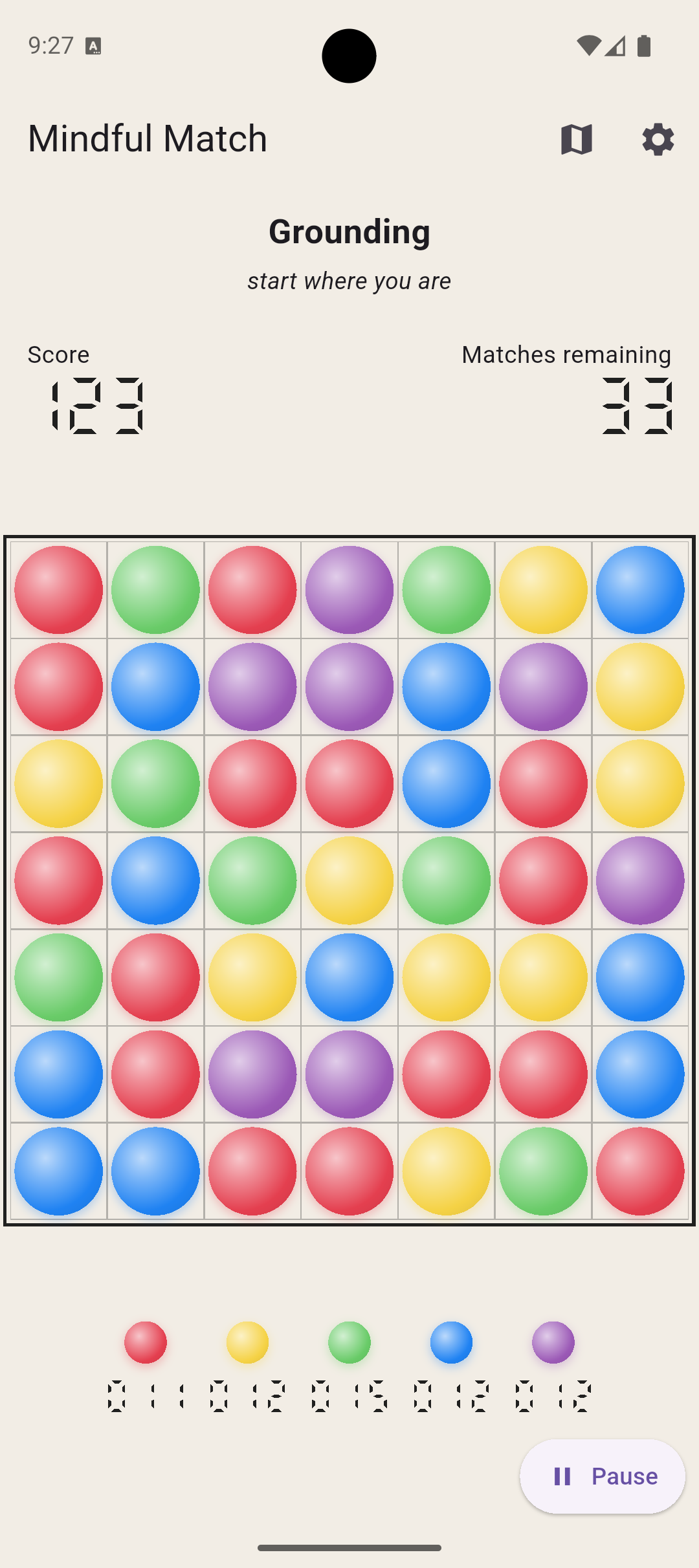 Mindful Match 3 screenshot